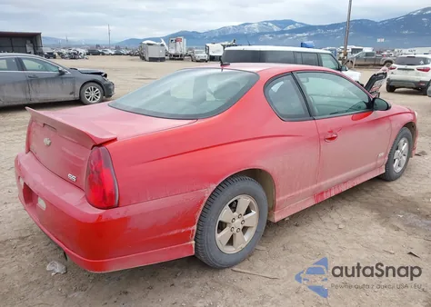 2006 Chevrolet Monte Carlo Ss из США, поврежденный, VIN 2G1WL16C569363409